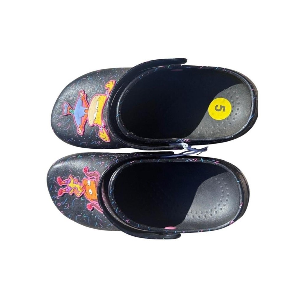 Rugrats Clogs Kids Size 5 Black Angelica Susie Nickelodeon NWT - Picture 7 of 7